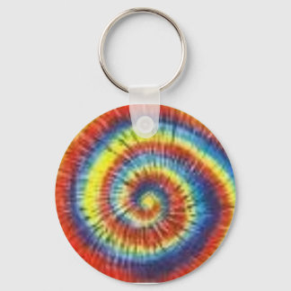 Colorful Tie Dye Keychain