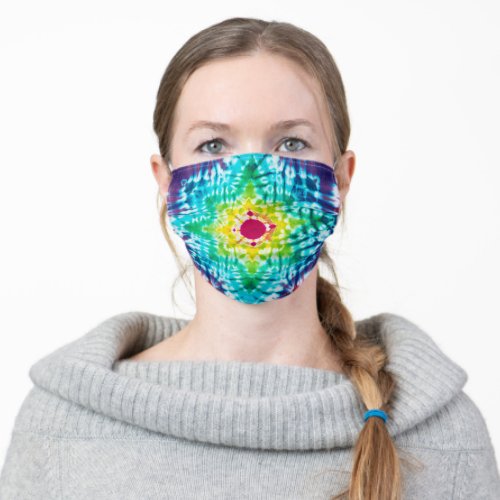 Colorful Tie_Dye Pattern Adult Cloth Face Mask