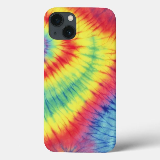 Colorful Tie Dye Phone Case (Back)
