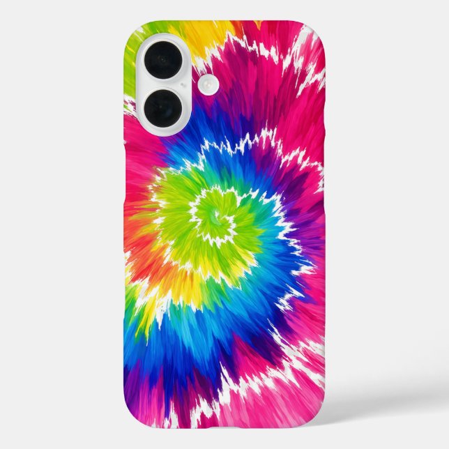 Colorful Tie Dye Phone Case  (Back)