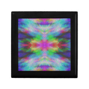 Colorful Tie Dye Style Art Gift Box