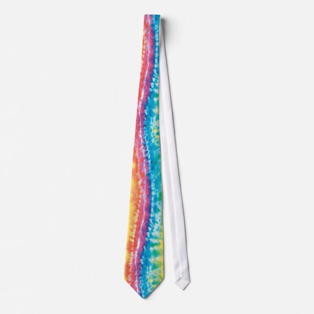 Colorful Tie Dye Tie (Front)