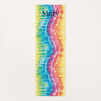 Colorful Tie Dye Yoga Mat