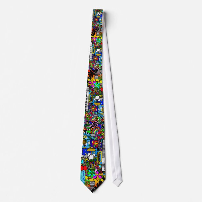 Colorful Tie. Tie (Front)