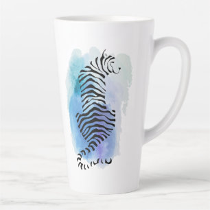 Colorful Tiger Latte Mug