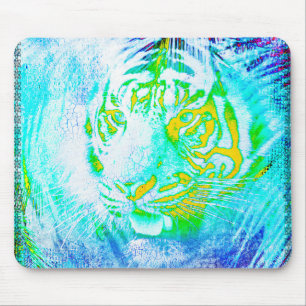 Colorful Tiger Mouse Pad