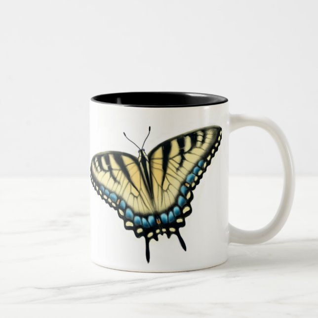 Colorful Tiger Swallowtail Butterfly Mug (Right)