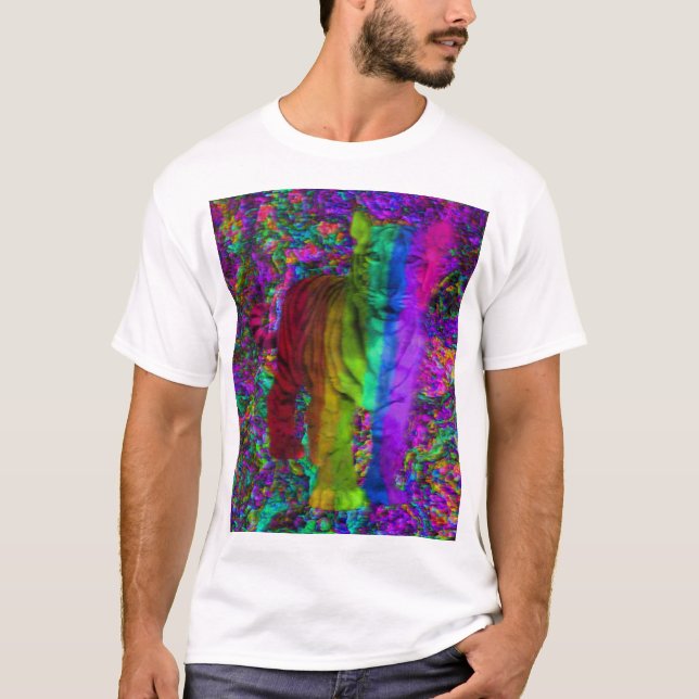 Colorful Tiger T-Shirt (Front)