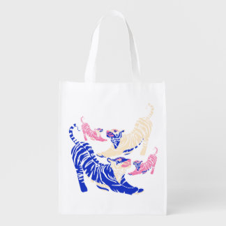 Colorful Tigers Re-usable Bag