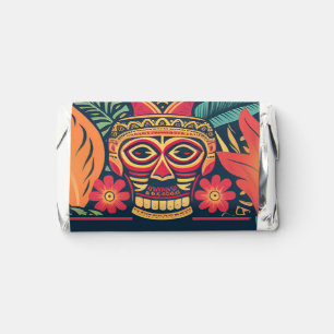 Colorful Tiki Luau Skull Backyard Birthday Party Hershey's Miniatures