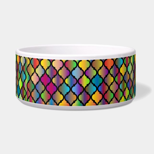Colorful Tile Design Bowl (Front)