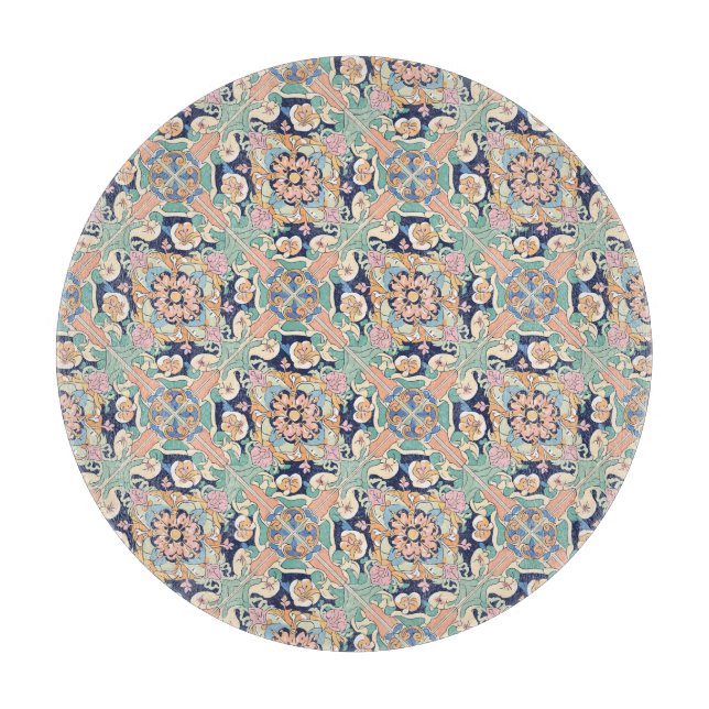 Colorful Tile Design Cutting Board (Front)