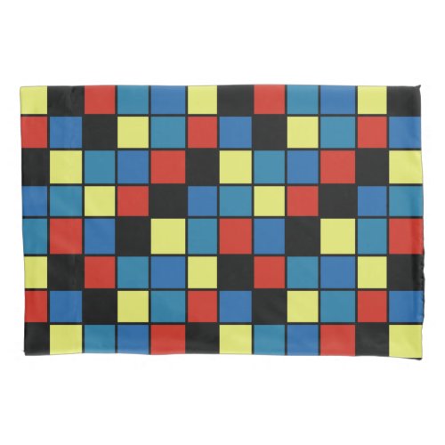 Colorful Tile Pattern Pillow Case