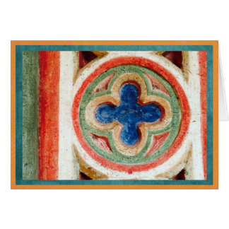 Colorful tile work from Toledo, Spain Cards