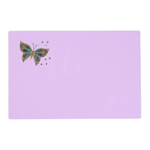 Colorful Tiled Butterfly Placemat