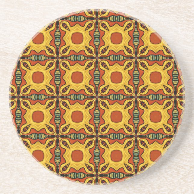 Colorful Tiles 2 Coaster (Front)