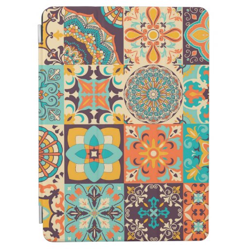 Colorful tiles Azulejos. Traditional Portuguese or iPad Air Cover