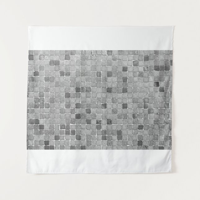 Colorful tiles in Lisbon in urban wallabstract, an Tapestry (Front)