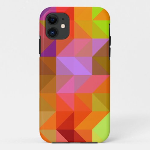 Colorful Tiling Pattern iPhone 11 Case
