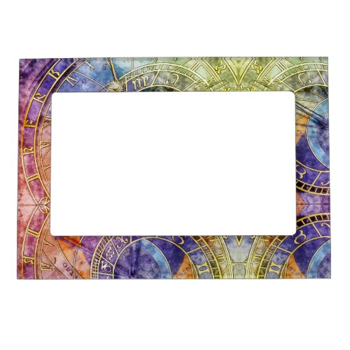 Colorful Time Astrology Abstract Magnetic Frame