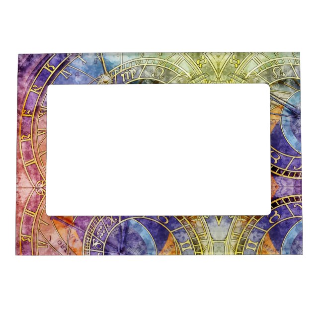 Colorful Time Astrology Abstract Magnetic Frame (Front)