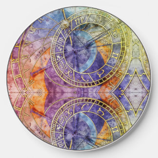 Colorful Time Astrology Abstract Wireless Charger