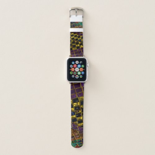 Colorful Time Mosaic Apple Watch Band