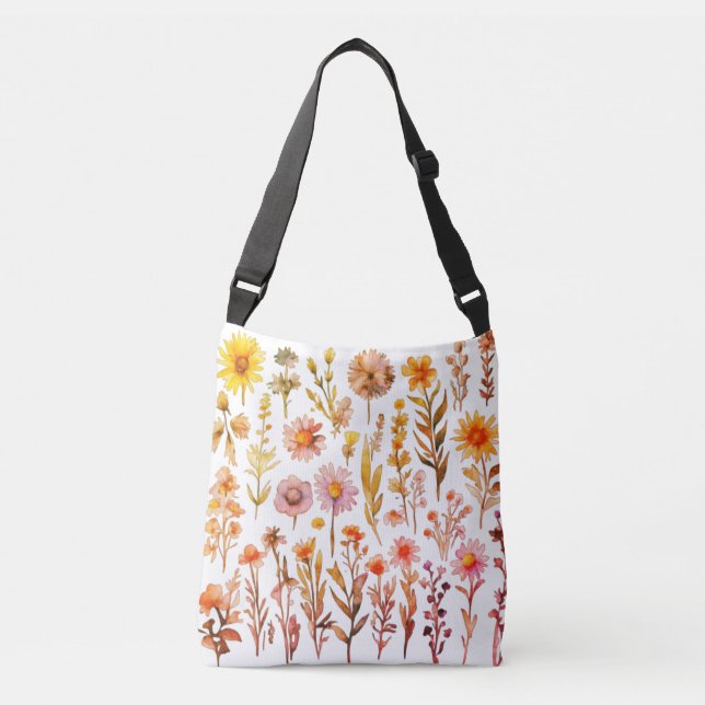 Colorful tiny flowers Tote (Front)