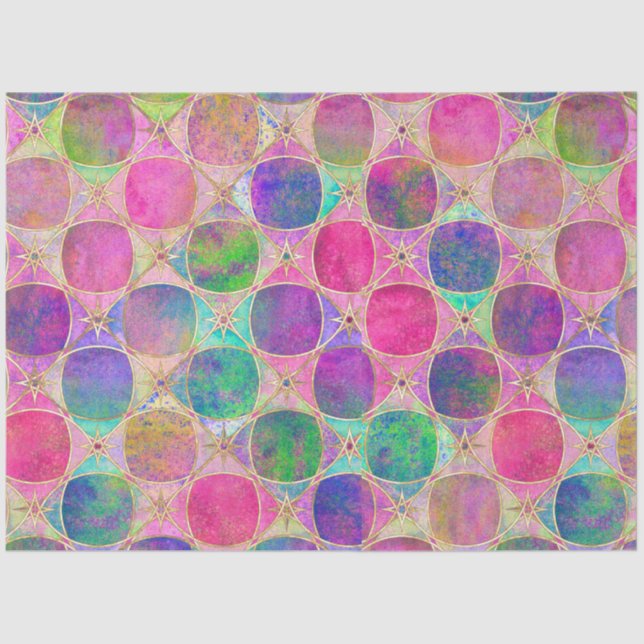 Colorful tissue paper  (Front)