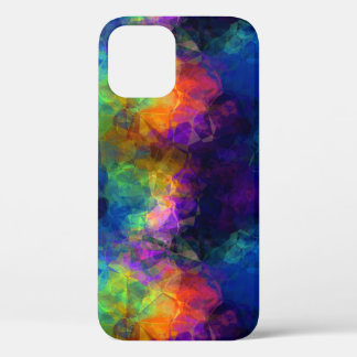 Colorful Tissue Paper Collage iPhone 12 Case