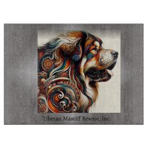 Colorful TM Head Cutting Board