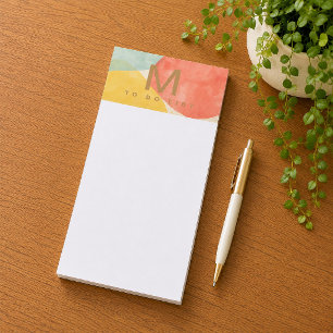 Colorful To Do List Abstract Magnetic Notepad