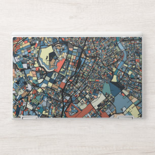 Colorful Tokyo Map HP Laptop Skin