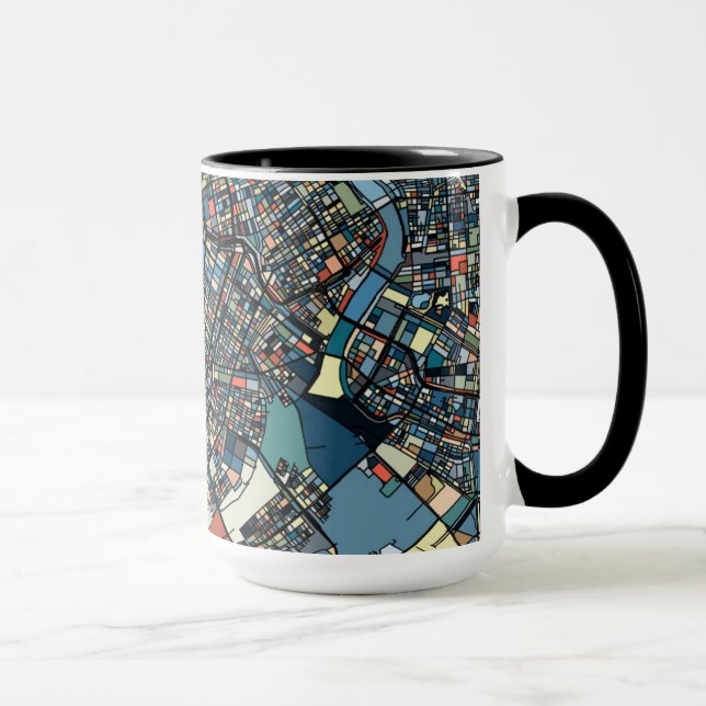 Colorful Tokyo Map Mug (Right)