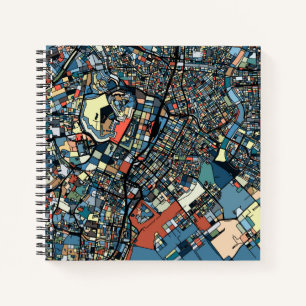 Colorful Tokyo Map Notebook