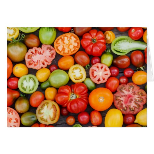 Colorful Tomatoes Cards (Front Horizontal)