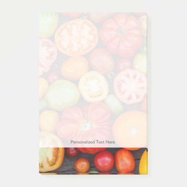 Colorful Tomatoes Post-it Notes (Front)