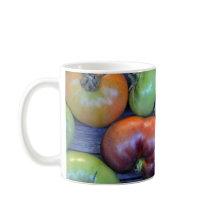 Colorful tomatoes print coffee mug