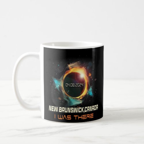Colorful Total Solar Eclipse 2024 New Brunswick Ca Coffee Mug