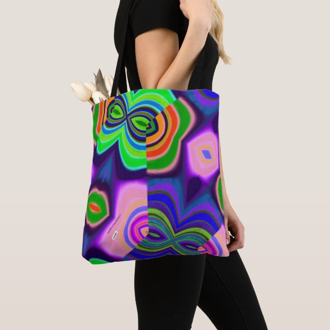 Colorful Tote Bag (Close Up)