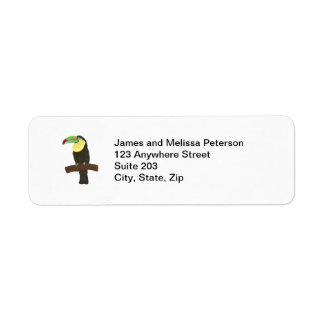 Colorful Toucan Bird Address Labels