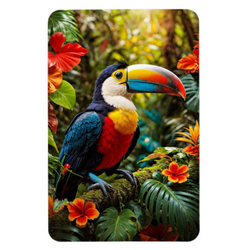 Colorful Toucan Bird Magnet