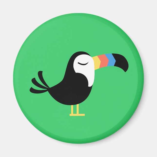 Colorful Toucan Magnet (Front)