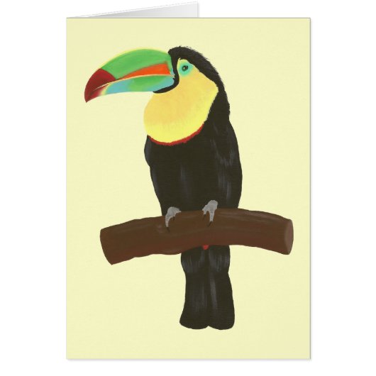 Colorful Toucan Painting Cards (Front)