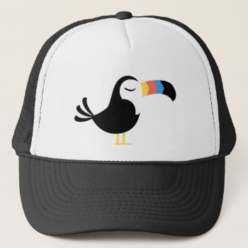 Colorful Toucan Trucker Hat by blackunicorn at Zazzle