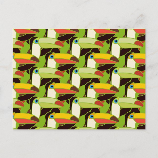 Colorful Toucans 2 Postcard (Front)