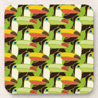 Colorful Toucans Drink Coaster
