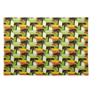 Colorful Toucans Placemat
