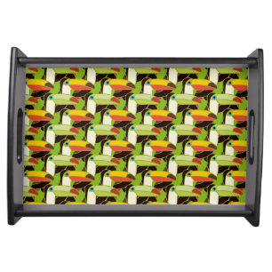 Colorful Toucans Serving Tray