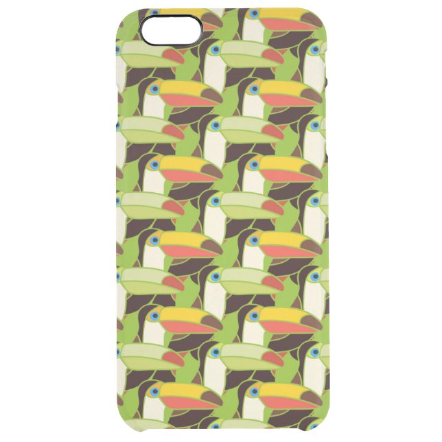 Colorful Toucans Uncommon iPhone Case (Back)
